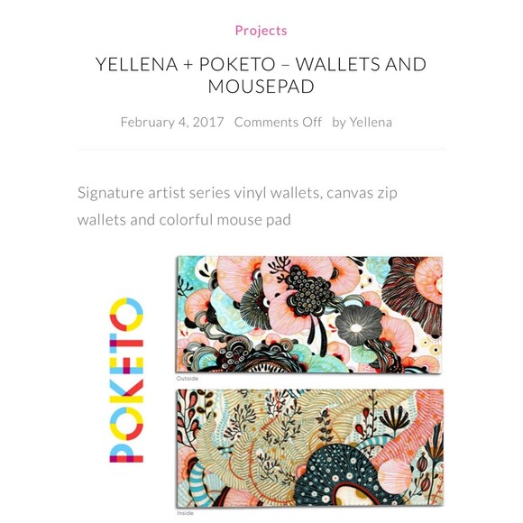Yellena + Poketo Collab Wallet NEW - Picture 4 of 4